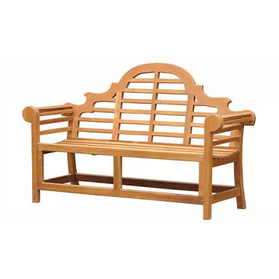 Indonesian teak park bench