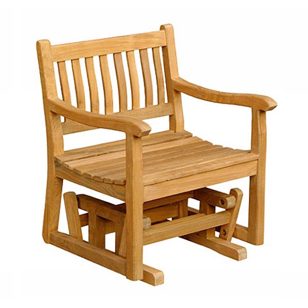 Teak Outdoor Glider Chair