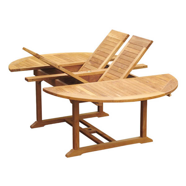Extendable Teak Dining Table TOTXT010 Outdoor Extension Tables